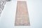 Handmade Distressed Overdyed Runner Rug, Image 1