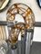 Moderne italienische Mid-Century Metall Ring Stehlampe aus Muranoglas von Aldo Nason für Mazzega, 1970er 8