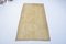 Vintage Boho and Eclectic Tan Faded Rug 1
