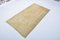 Vintage Boho and Eclectic Tan Faded Rug, Image 3