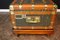 Cabin Trunk in Herringbone Canvas from Goyard, 1920s 8