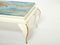 Gilded Wood & Painted Glass Top Coffee Table from Maison Jansen, 1950s 6