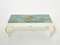 Gilded Wood & Painted Glass Top Coffee Table from Maison Jansen, 1950s 10