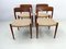 Vintage Danish Model 75 Chairs by Niels Otto Møller for J.L. Møllers, 1960s, Set of 4 1