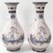 Vases Mid-Century en Céramique de Maioliche Deruta, Italie, 1950s, Set de 2 1