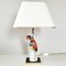 Italian Parrot Table Lamp in Porcelain and Gold-Plating for Le Porcellane, 1970s 1