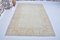 Handmade Natural Beige Pale Area Rug, Image 1