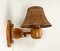 Mid-Century Wooden Swivel Swing Arm Wall Lamp, Denmark, 1960s 7