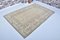 Natural Tan Color Vintage Bohemian Decor Wool Area Rug, Image 9