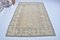 Tapis en laine à décor bohème vintage couleur havane naturelle 1