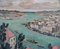 Percival Pernet, Le Port de Porto, Portogallo, Olio su tela su tavola, Incorniciato, Immagine 1
