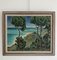 Percival Pernet, Côte d'Eze, Oil on Board, Framed 1