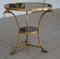 French Louis XIV Style Gueridon Table in Gilt Metal 1