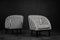 Moderne skandinavische Mid-Century Armlehnstühle mit schwarzen & weißen Streifen, 1960er, 2er Set 15