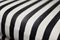 Set of Mid-Century Scandinavian Modern Rounded Armchairs with Black & White Stripes, 1960s, Image 18