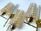 Mid-Century French Brass and Glass Sconces, 1960s, Set of 2 11