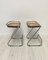 Tabourets de Bar Vintage en Osier et Chrome, Italie, 1970s, Set de 2 2