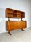 Credenza vintage moderna in teak con vetrina, Danimarca, anni '60, Immagine 9