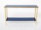 Bronze & Blue Lacquered Console Table from Maison Baguès, 1960s 11