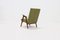 Fauteuil Scandinave en Teck avec Ottomane, 1960s, Set de 2 6