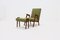 Fauteuil Scandinave en Teck avec Ottomane, 1960s, Set de 2 9