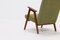 Fauteuil Scandinave en Teck avec Ottomane, 1960s, Set de 2 5