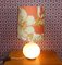 Lampada da tavolo Noble con base in vetro colorato e illuminazione di Peill & Putzler, anni '70, Immagine 2