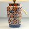 Japanische Imari Tischlampe aus Porzellan 8