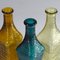 Italian Glass Empoli Decanters, 1960s, Set of 3 5