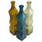 Italian Glass Empoli Decanters, 1960s, Set of 3 1