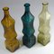 Italian Glass Empoli Decanters, 1960s, Set of 3 6