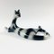 Large Mid-Century Relaxing Cat Porcelain Figurine by M.Naruszewicz for Cmielow, Poland, 1960s 2