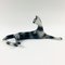 Large Mid-Century Relaxing Cat Porcelain Figurine by M.Naruszewicz for Cmielow, Poland, 1960s 3