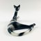 Large Mid-Century Relaxing Cat Porcelain Figurine by M.Naruszewicz for Cmielow, Poland, 1960s 6