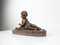 Renè Rod, Child Hercules on the Lion Skin, Terracotta, 19th Century, Image 2