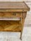 Neoclassic French Marquetry Side Table with One Drawer and Wheels, 1940s, Image 3