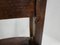 Vintage Brustalist Chairs in Oak & Steel, 1970s, Set of 4 6