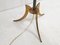 Mid-Century French Brass & Glass Floor Lamp, 1950s 4