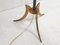 Mid-Century French Brass & Glass Floor Lamp, 1950s, Image 4