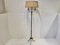 Mid-Century French Brass & Glass Floor Lamp, 1950s 1