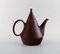 Modernist Teapot with Lid in Glazed Stoneware by Carl Harry Stålhane for Rörstrand 3