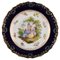 Late 19th Century Meissen Plate in Hand-Painted Porcelain 1