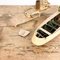 Modello piccola barca vintage in legno, Immagine 9