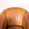 Vintage Sheep Leather Apeldoorn Tub Club Chair, Image 12