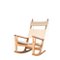 Keyhole Rocking Chair by Hans J. Wegner for Getama, Denmark, 1960s 1