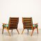 Beech Armchairs, Italy, 1950s, Set of 2, Image 9