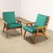 Beech Armchairs, Italy, 1950s, Set of 2, Image 3