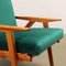 Beech Armchairs, Italy, 1950s, Set of 2 5