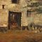 After Leonardo Bazzaro, Farmhouse, Oil on Panel, Framed, Image 3
