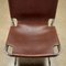 Leather Chairs, Italy, 1970s, Set of 4 4